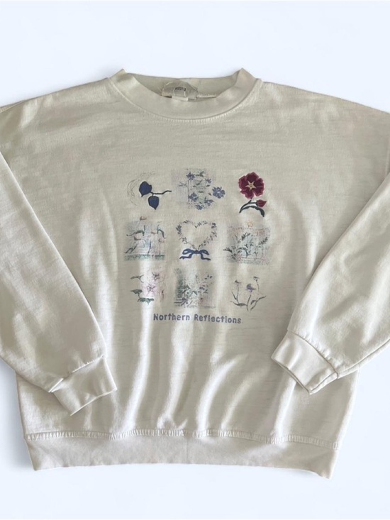 Northern Reflections Sweaters - Vintage Northern Reflections Floral Sweatshirt Cottagecore 90s Crewneck S